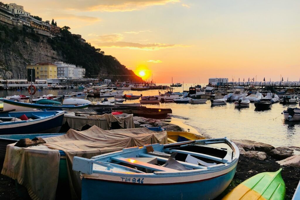 Sorrento travel guide - boats on the marina