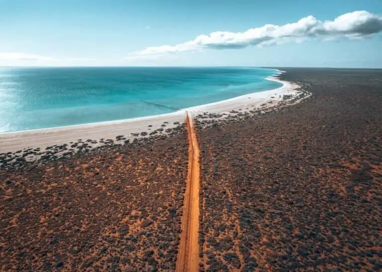 An,aerial,view,of,shark,bay,,western,australia