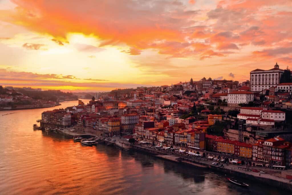 Douro river in porto