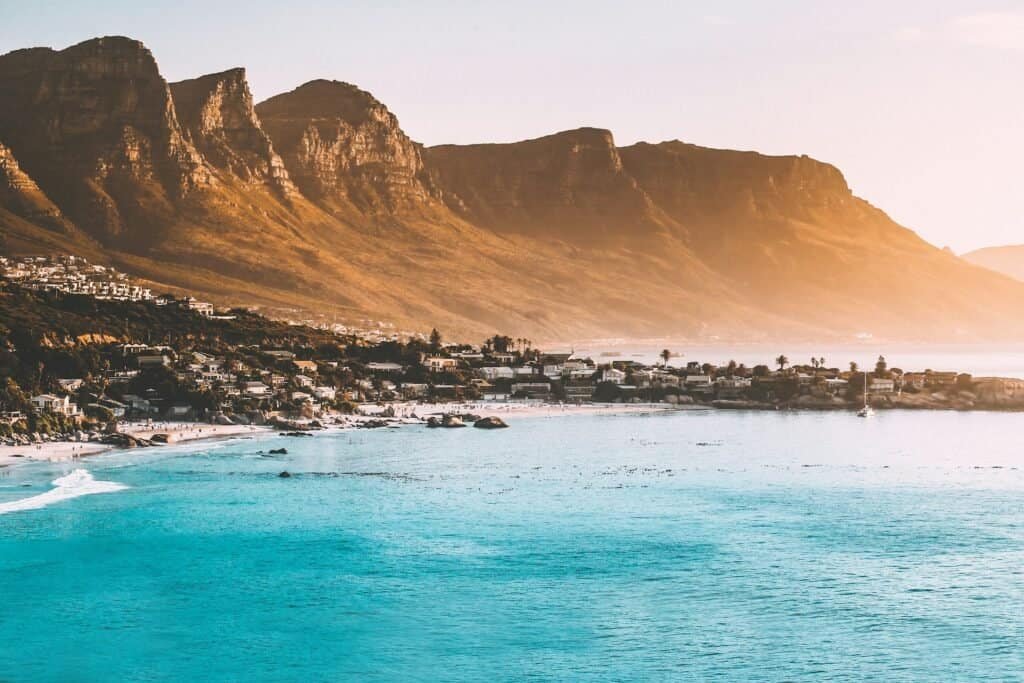 Beautiful south africa coastline