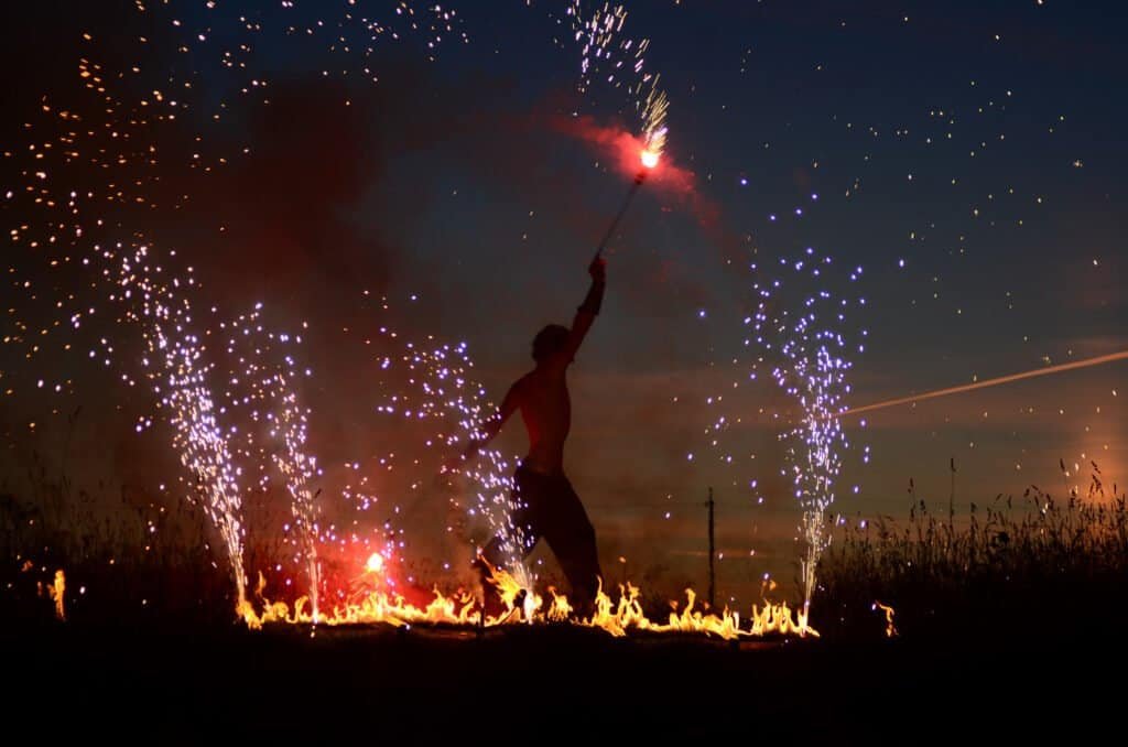 Kecak fire dance
