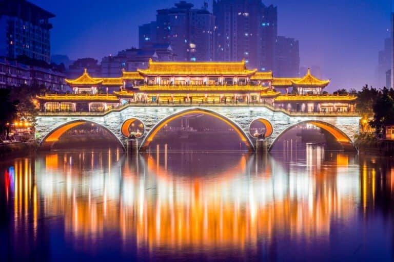Chengdu bridge