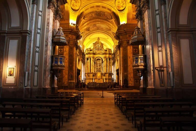 Argentina - 02 may 2016: the church in buenos aires, argentina