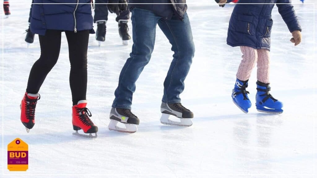 Ice skating in budapest