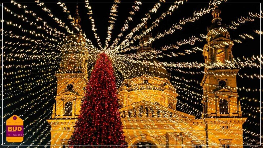 Winter festival in budapest